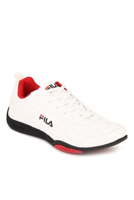 fila white and red