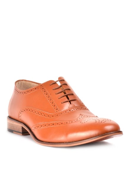 Steve Madden Steve Tan Brogue Shoes