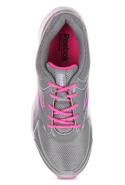 Buy Reebok Grey \u0026 Pink Running Shoes 