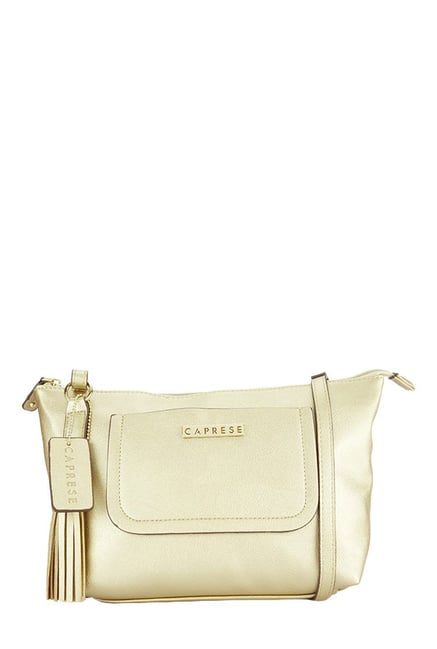 caprese golden handbag