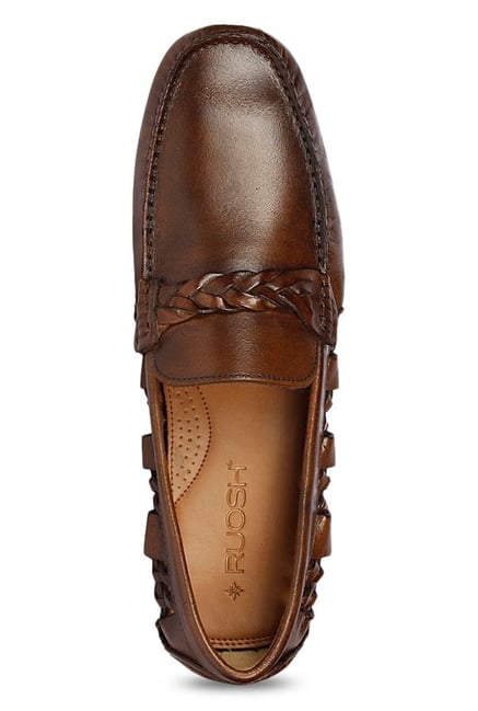 Ruosh Brown Casual Loafers from Ruosh 