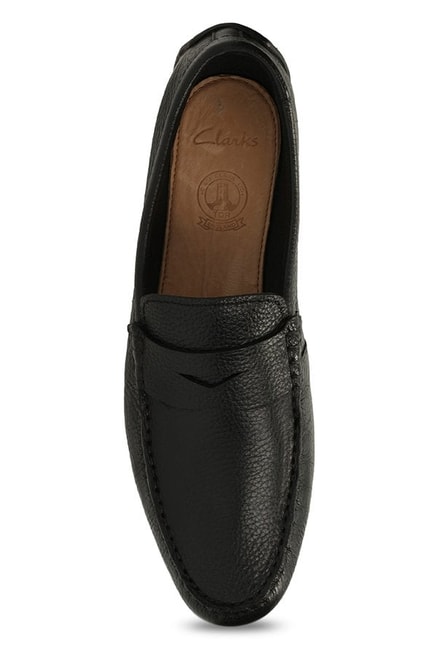 Clarks Reazor Drive Black Loafers from 
