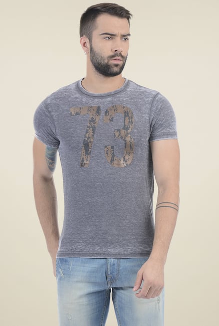 Pepe Jeans Grey Slim Fit T-Shirt - Main Image