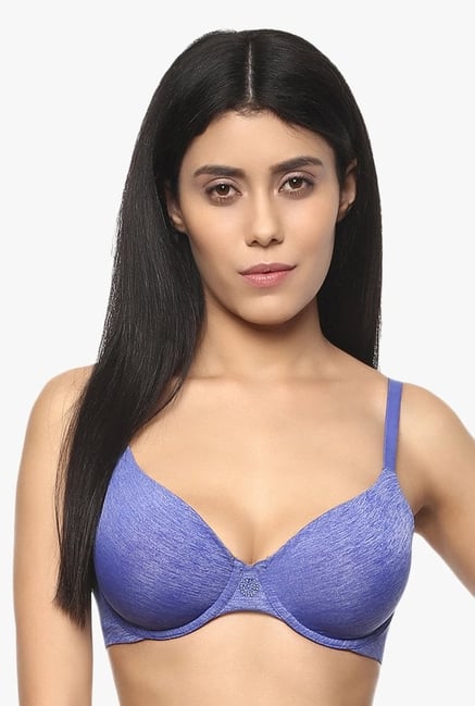 Buy Soie Purple Under Wired Padded Seamless Bra for Women Online @ Tata CLiQ