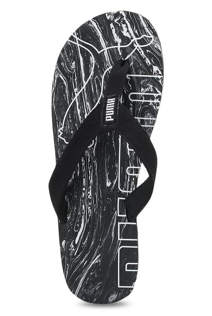 Buy Puma Epic V2 Marble IDP Black White Flip Flops for Men at