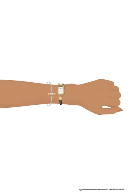 raga espana mother of pearl metal strap watch
