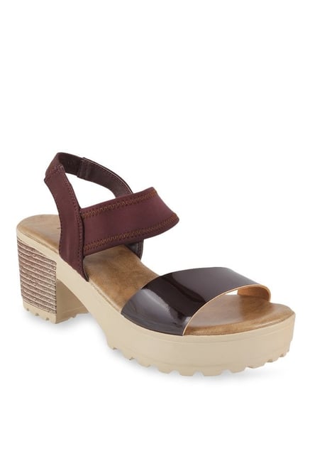 Buy Mochi Women Brown Casual Sandals Online | SKU: 44-14-12-36 – Mochi Shoes