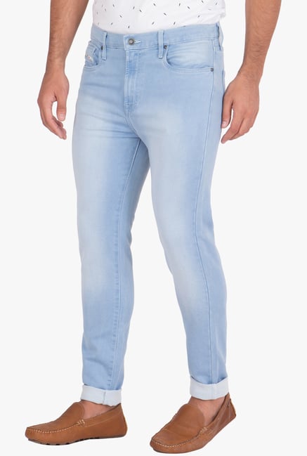 Buy Red Tape Ice Blue Slim Fit Jeans 