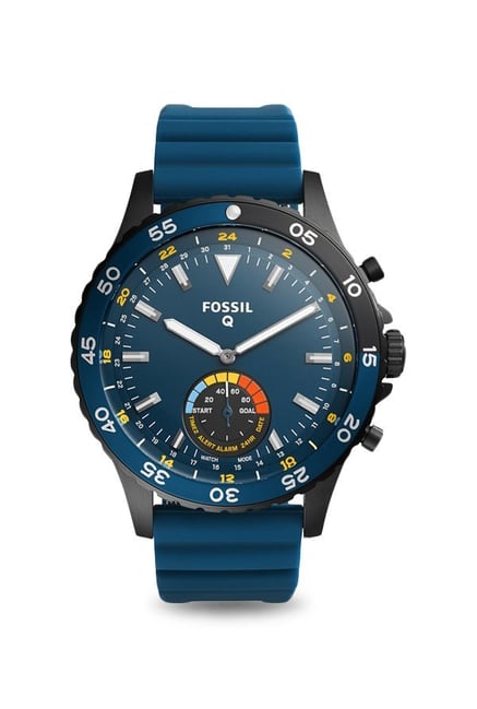 Fossil q 2025 crewmaster blue