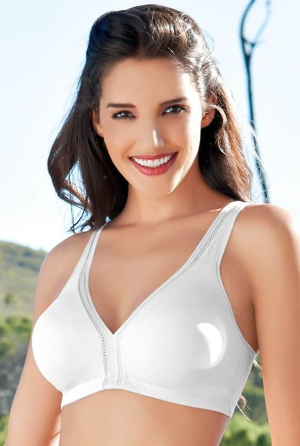 Buy ENAMOR White Womens Lightly Padded Non Wired Full Coverage T-Shirt Bra