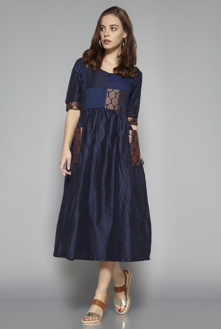 Bombay Paisley by Westside Navy Dress