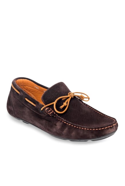 Buy Pavers England Dark Brown Boat Shoes for Men at Best Price @ Tata CLiQ