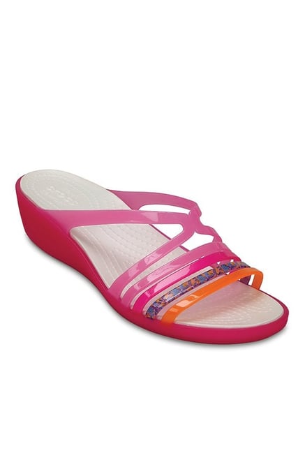 crocs isabella pink