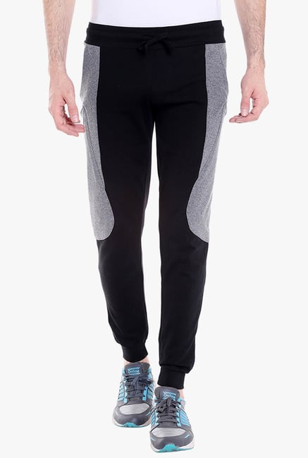 Grey cotton joggers for Men