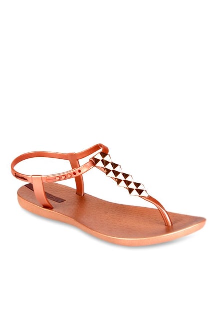 ipanema rose gold sandals