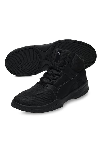 Buy Puma Rebound Street Evo Black Ankle High Sneakers for Buy Puma Rebound Street Evo Black Ankle High Sneakers for