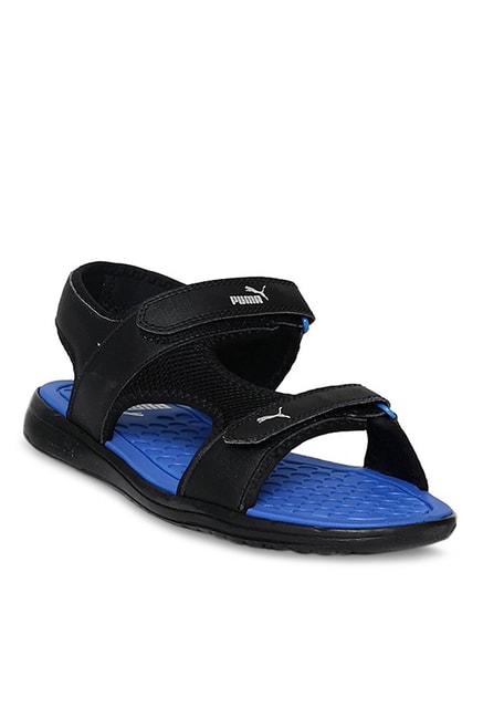 puma blue floater sandals