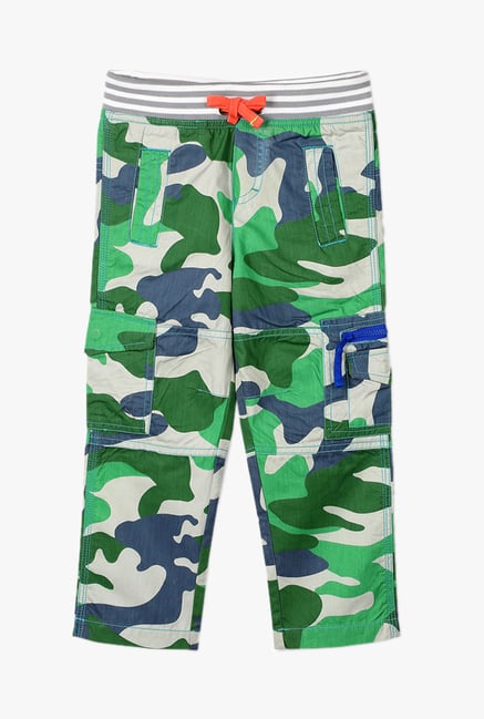 kids green cargo pants
