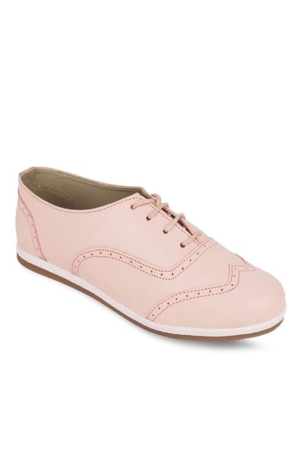Buy La Briza Pink Oxford Shoes for 