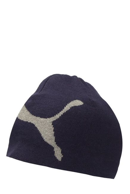 Puma ESS Big Cat Navy Solid Cotton Beanie