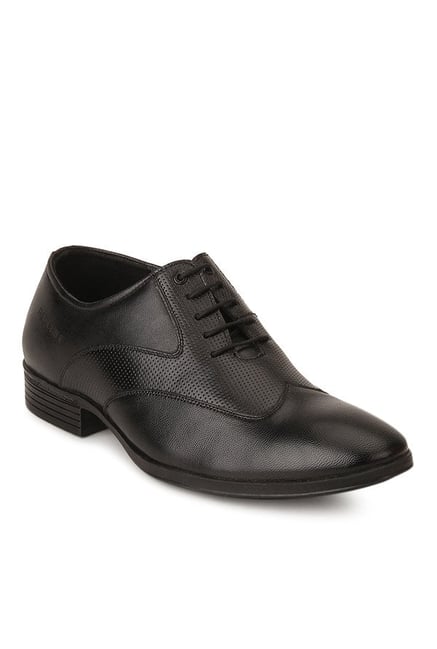 Red Chief Black Oxford Shoes for Men 