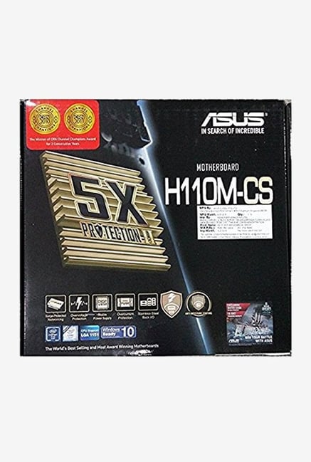 Asus H110M-CS H110 Chipset Motherboard (Black)