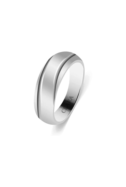 Clara Silver Tone Sterling Silver The Swing Casual Ring