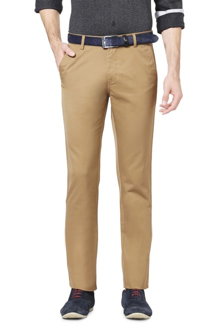 khaki cotton trousers