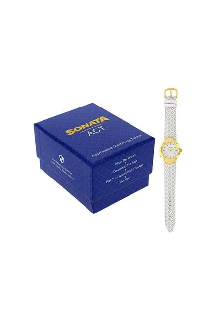 Buy Sonata NK3120SL03 Act Safety Analog Watch for Women at Best