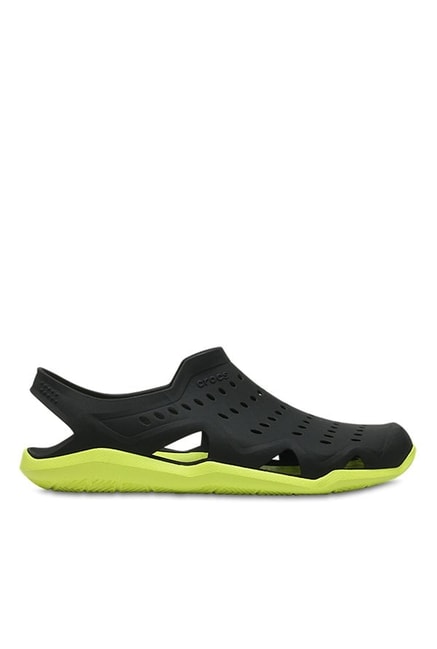 Buy Crocs Swiftwater Wave Black \u0026 Green 