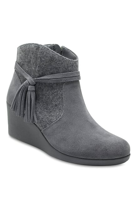 Buy Crocs Leigh Slate Grey Booties for Women at Best Price Tata CLiQ