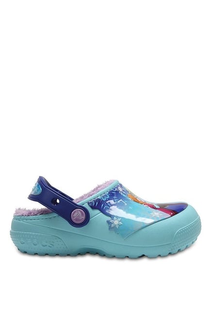 Frozen lined online crocs