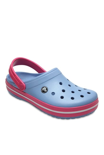 chambray blue crocs