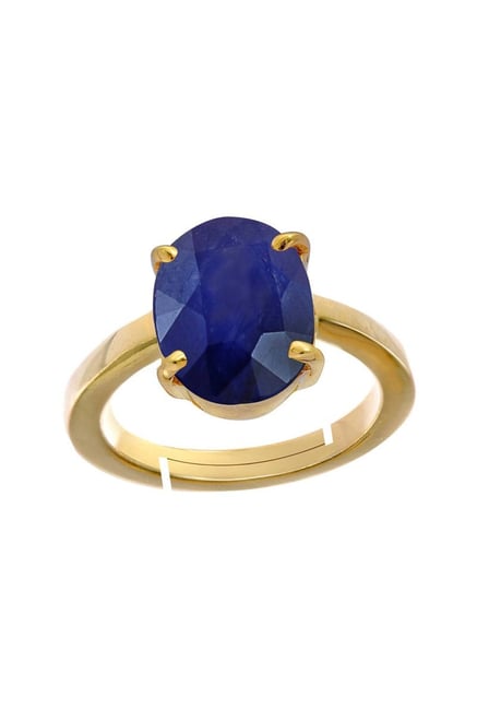 Vivid Cornflower Blue Sapphire and Diamond Engagement Band Ring in 14k  yellow gold (GR-5884)