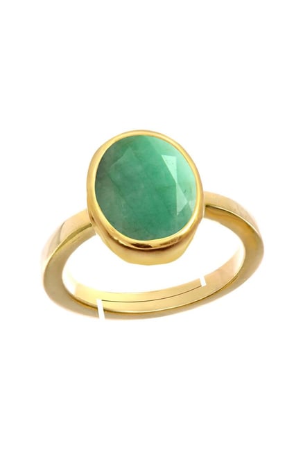 Natural Panjsher Emerald Stone Ring Original Panna Stone Real Zamurd Stone  Ring | eBay