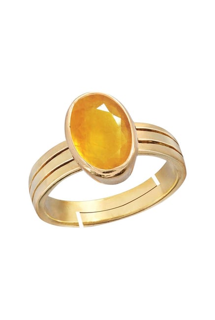 Online Yellow Sapphire Ring (पुखराज अंगूठी) | Buy Pukhraj Ring