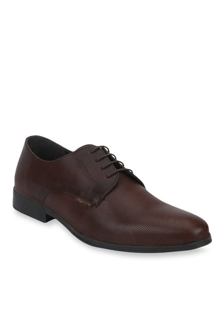 Buy Red Tape Dark Brown Derby Shoes for 