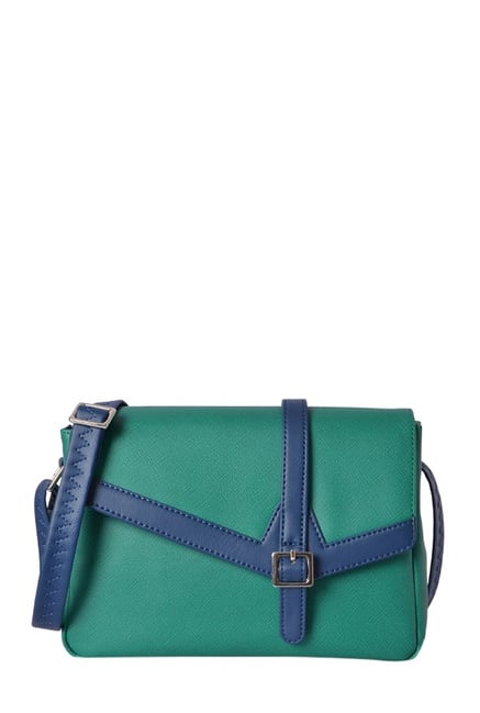 baggit blue sling bag