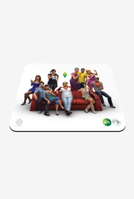 SteelSeries QcK The Sims 4 Edition Mouse Pad White