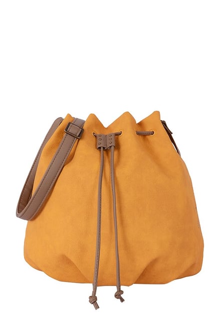 baggit yellow handbag