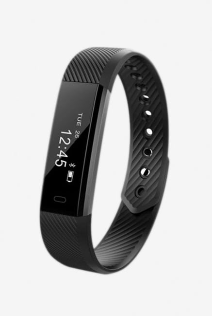 Enhance Limited Edition Ultimate ID 115 Premium Fitness Band (Black)