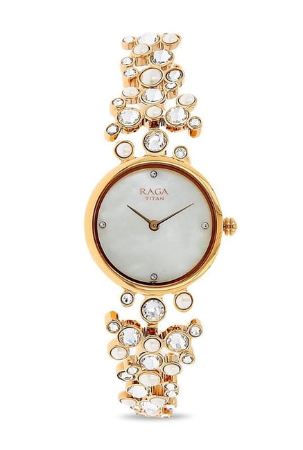 Buy Titan NK95032WM01 Raga Moonlight Analog Watch for Women at Best ...