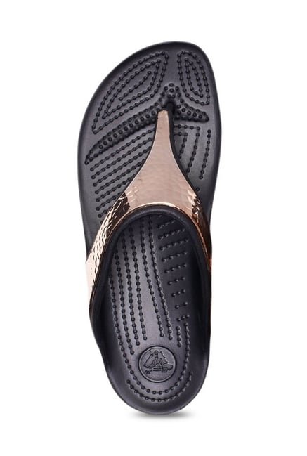Rose Gold Crocs Sloane Hammered Metallic Buy Crocs Sloane Hammered