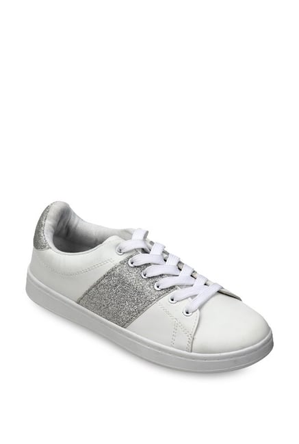Buy Lavie White \u0026 Silver Sneakers for 