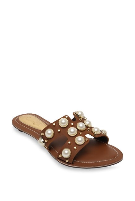 catwalk tan sandals