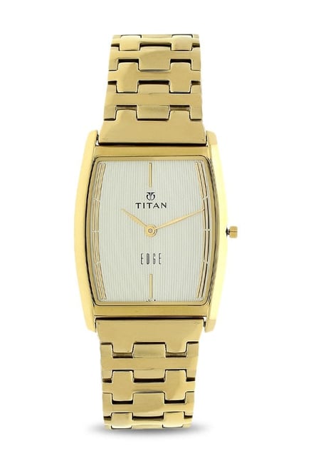 Titan Edge Watches Gold Colour 2024 favors