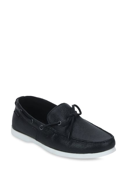 Buy Red Tape Black Boat Shoes for Men 