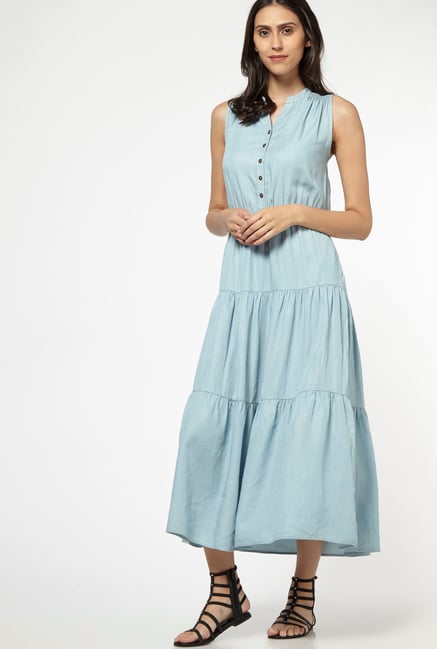 maxi dresses tata cliq