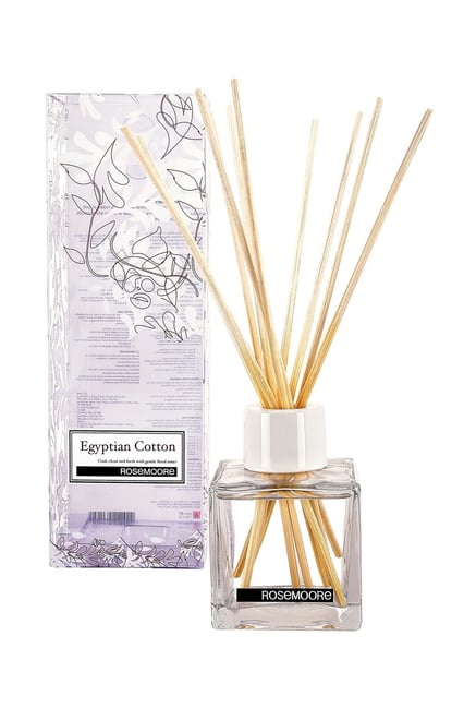 Rosemoore Egyptian Cotton Aroma Oil with Reed Sticks - 200 ml