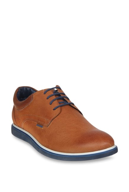 Duke tan derby shoes Clearance